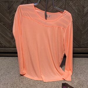 RBX Active  Coral Long Sleeve Top